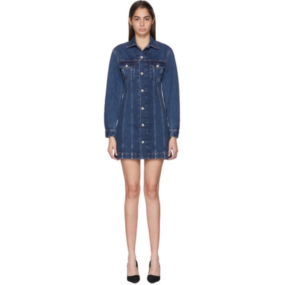 Helmut Lang Denim Femme trucker Dress sz L